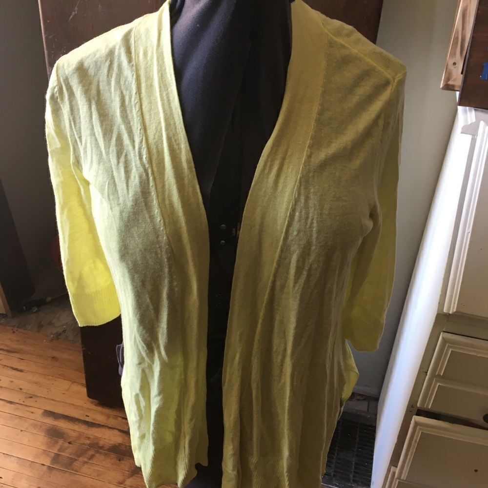 Chico’s 0 linen lightweight cardigan